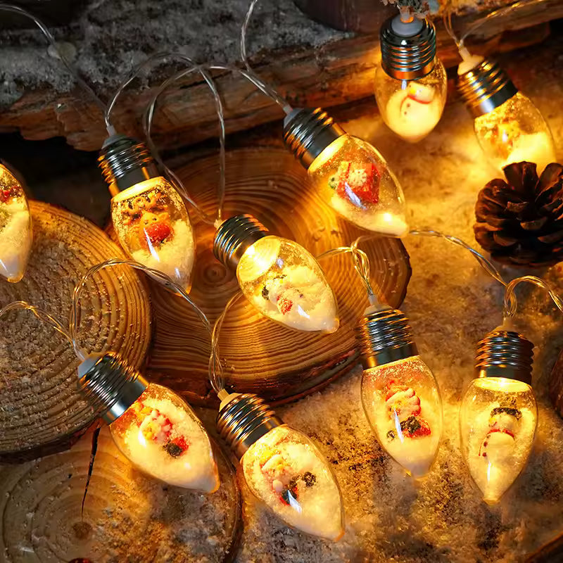 Christmas String Lights - Christmas 2m - 10 lights